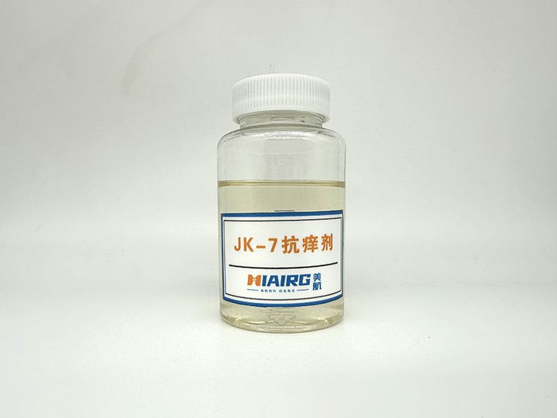 What are the characteristics of the anti itching agent JK-7?